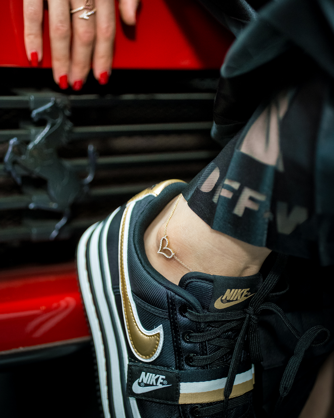 nike vandal 2k black gold