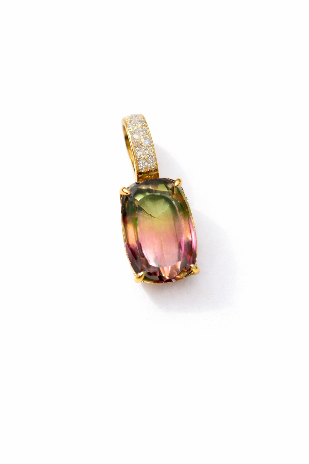 Watermelon Tourmaline Pendant