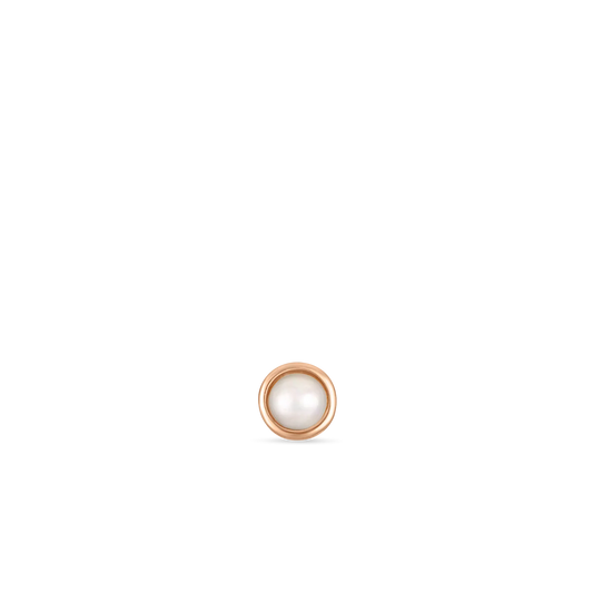 Pearl Threaded Stud Earring