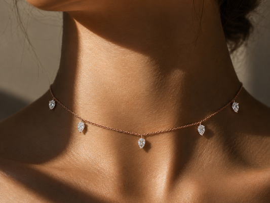 Teardrop Choker Necklace