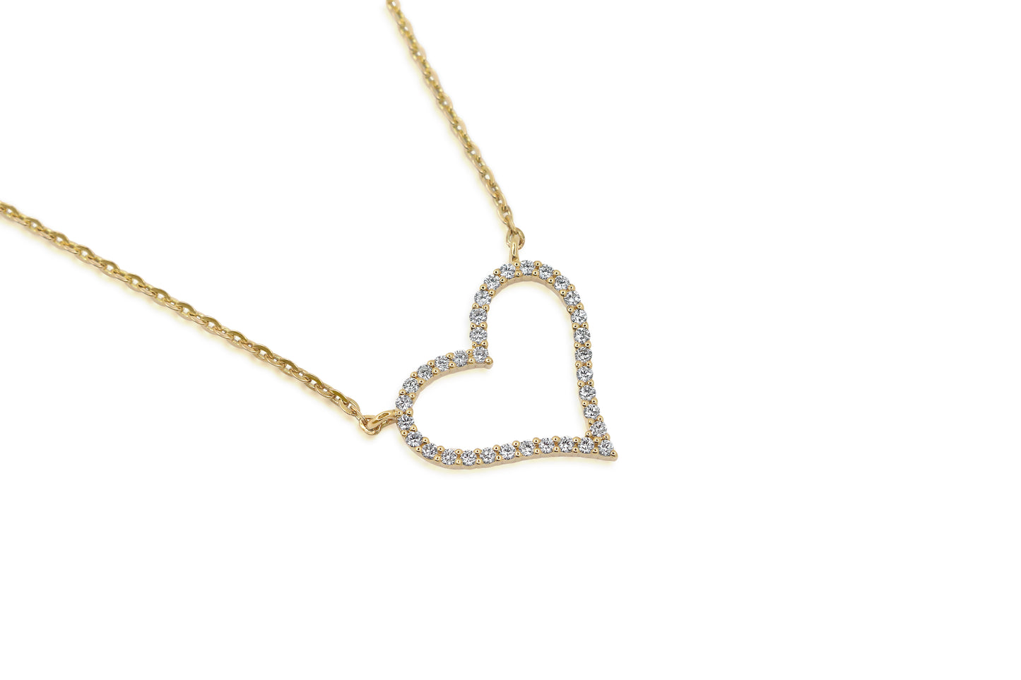 Open Heart Necklace