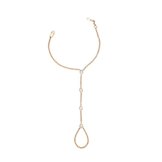 Mix Shape Diamond Hand Chain