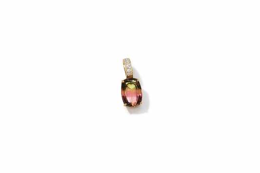 Watermelon Tourmaline Pendant
