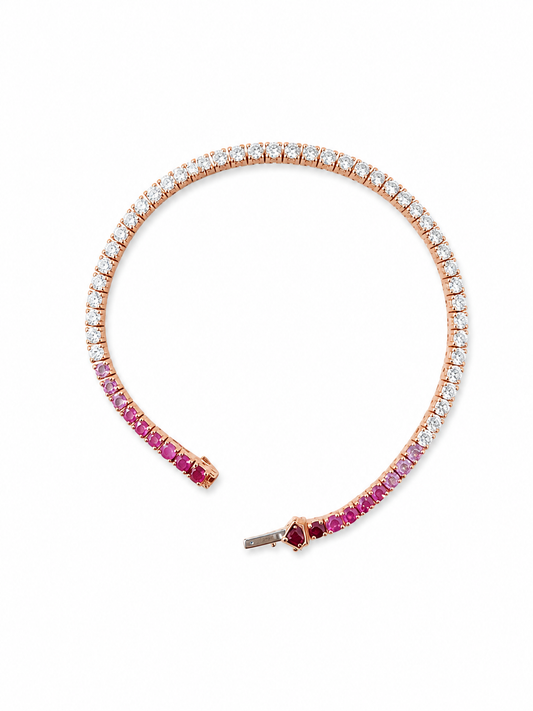 Sunset Tennis Bracelet