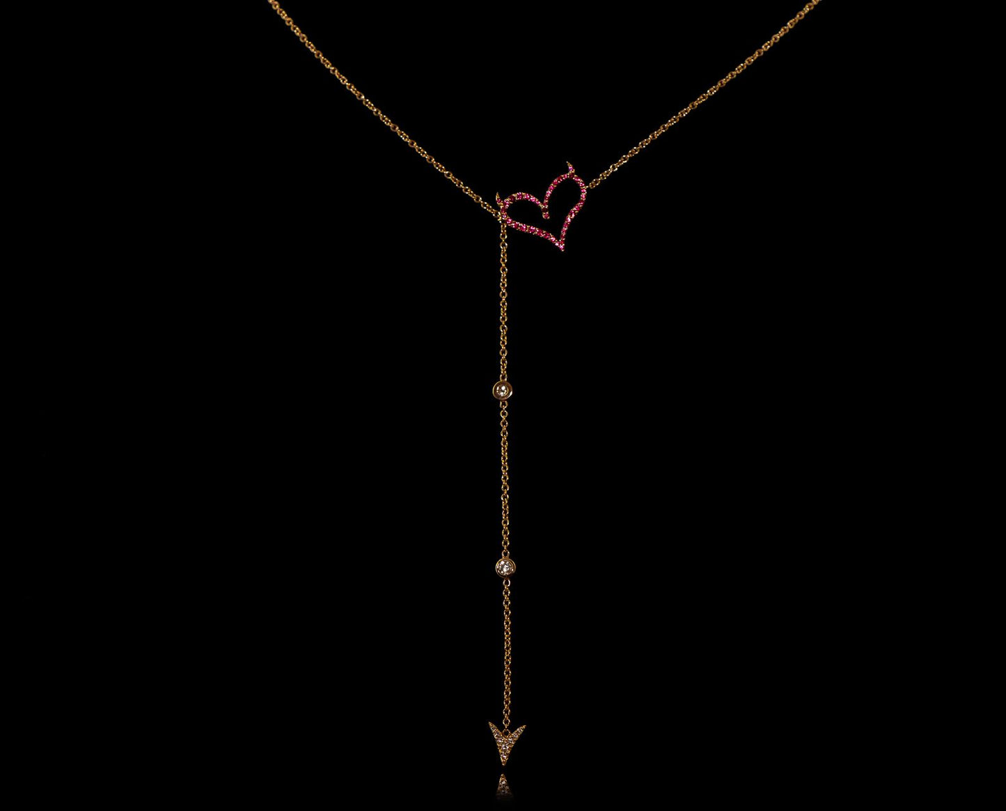 Cupid Arrow Hip Chain and Lariat
